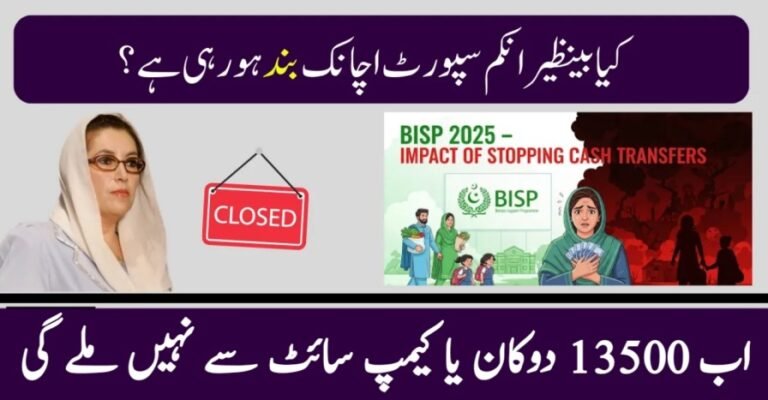Breaking News: BISP Cash Transfers & IPV 2025 Discontinued – Latest Impact Update
