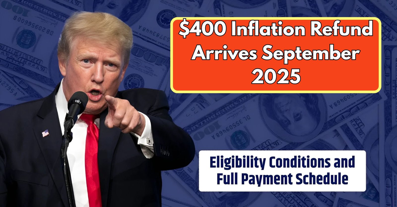 $400 Inflation Refund Arrives September