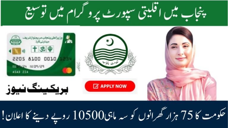 Latest Update: Punjab Minority Support Card Program 2025 – Relief for 75,000 Families